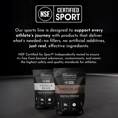 JUST INGREDIENTS Protein Powder, 20 Servings, Supports Muscle Recovery & Energy*
