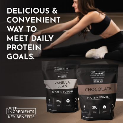 JUST INGREDIENTS Protein Powder, 20 Servings, Supports Muscle Recovery & Energy*