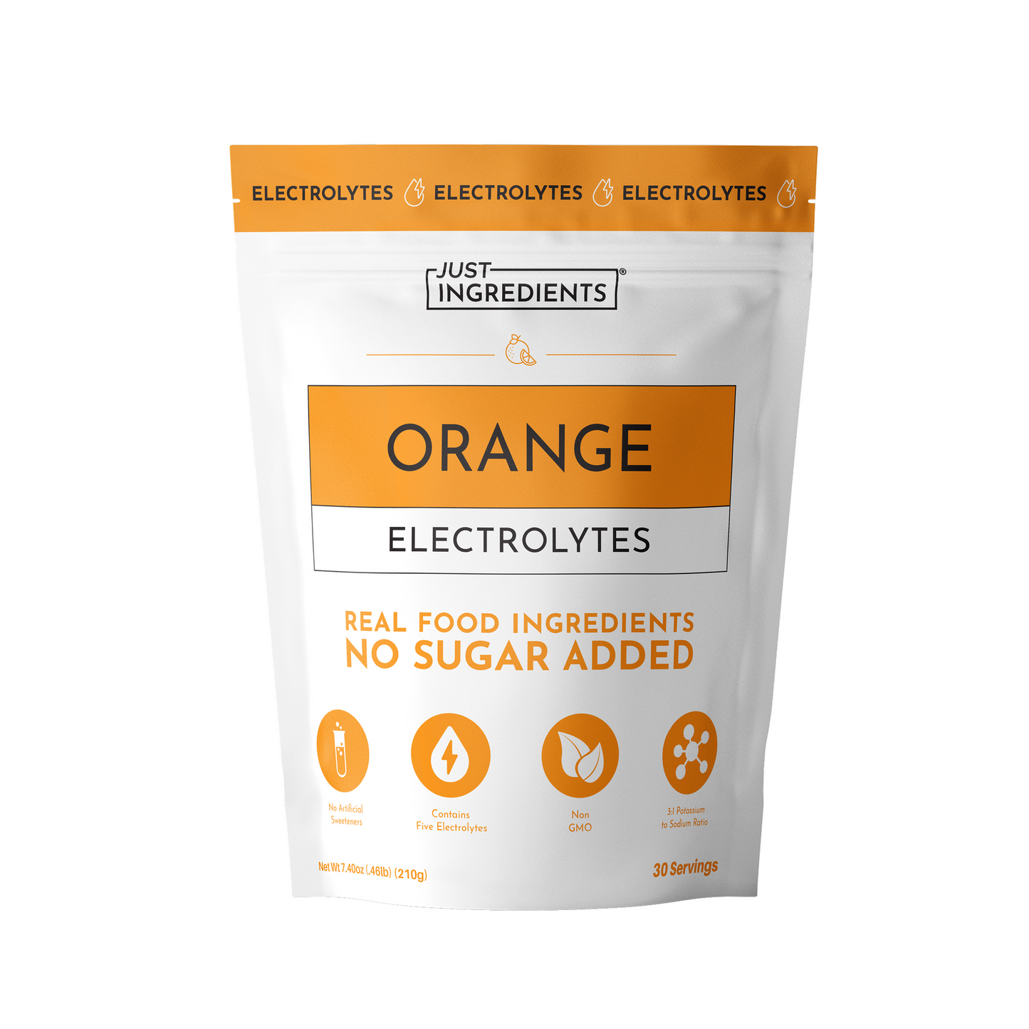JUST INGREDIENTS Electrolytes  Hydration Powder  10 Stick Packets