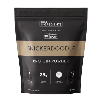JUST INGREDIENTS Protein Powder, 20 Servings, Supports Muscle Recovery & Energy*