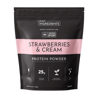 JUST INGREDIENTS Protein Powder, 20 Servings, Supports Muscle Recovery & Energy*